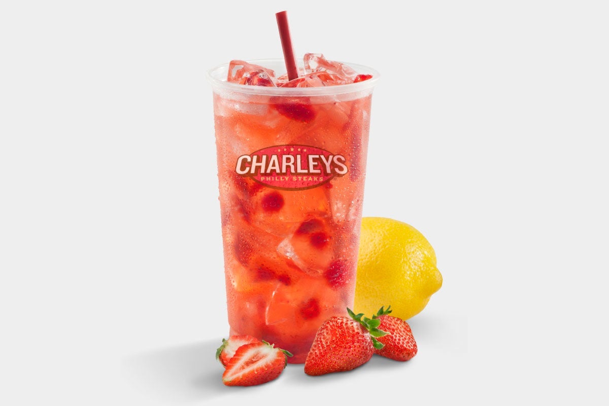 STRAWBERRY LEMONADE Charleys Cheesesteaks