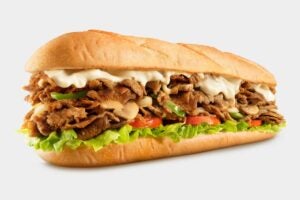 Philly Cheesesteak from Charleys cheesesteak restaurants