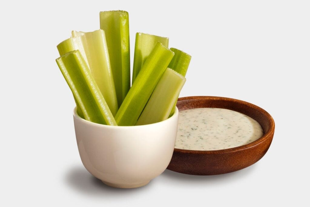 Fresh Cut Celery Sticks