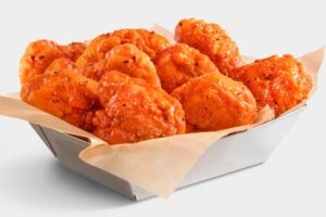 Charleys boneless wings. 10 piece boneless chicken wings, perfect for those searching for the best boneless chicken wings near me.