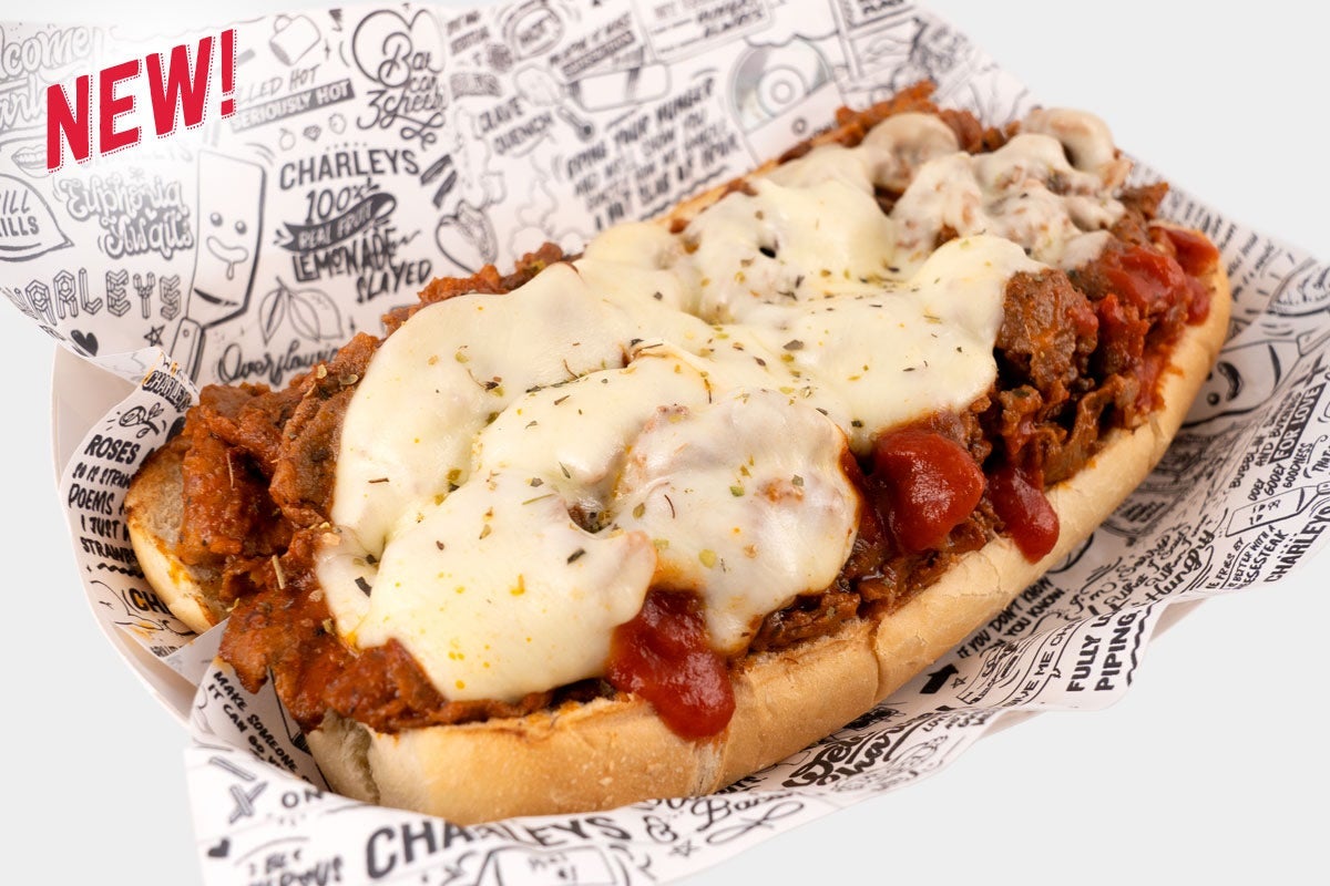 PIZZA CHEESESTEAK Charleys Cheesesteaks
