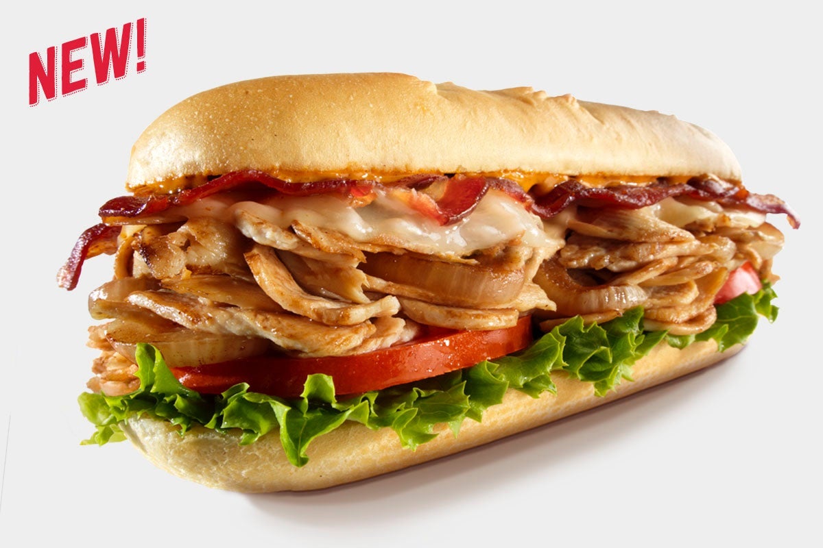 BACON CHIPOTLE CHICKEN CHEESESTEAK Charleys Cheesesteaks