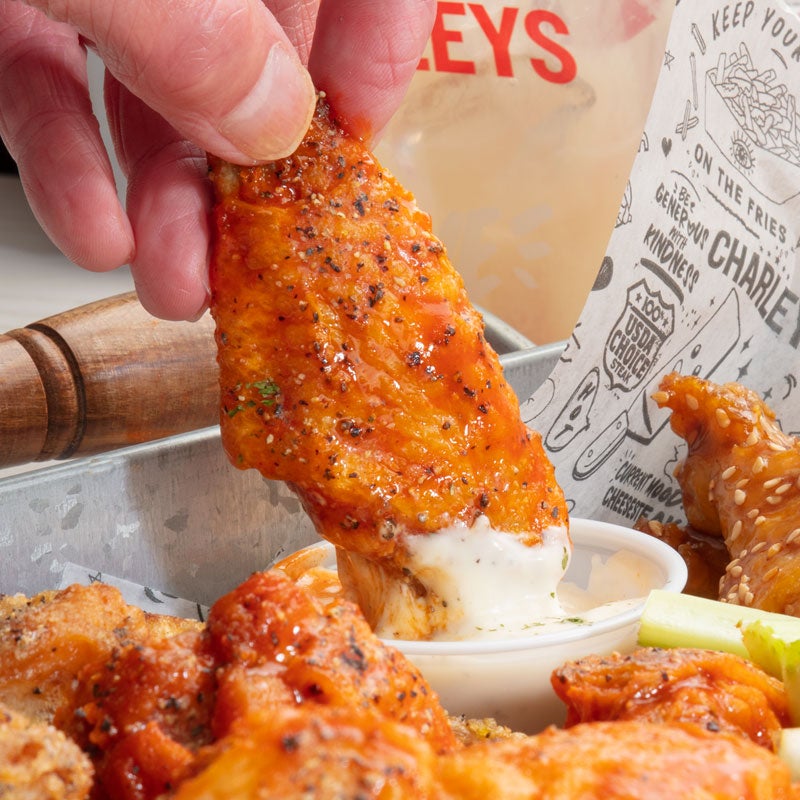 Charleys wings, wings near me, best chicken wings.