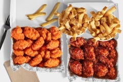 40 PC BONELESS WINGS AND FRY